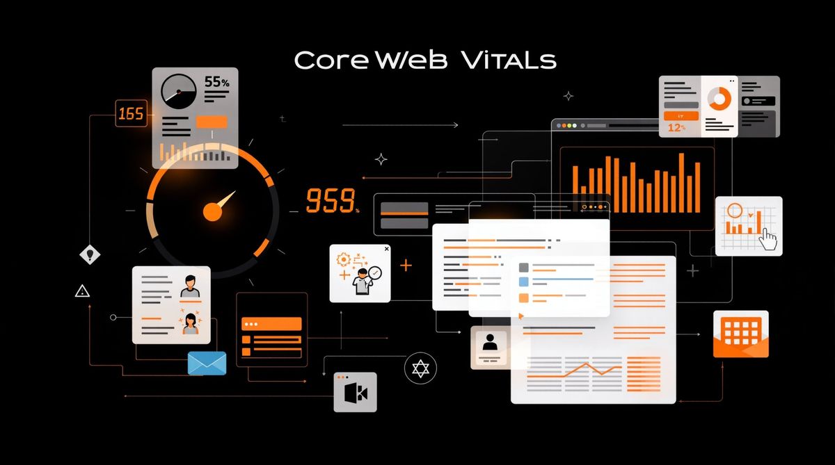 Core Web Vitals Performance-Metriken Visualisierung